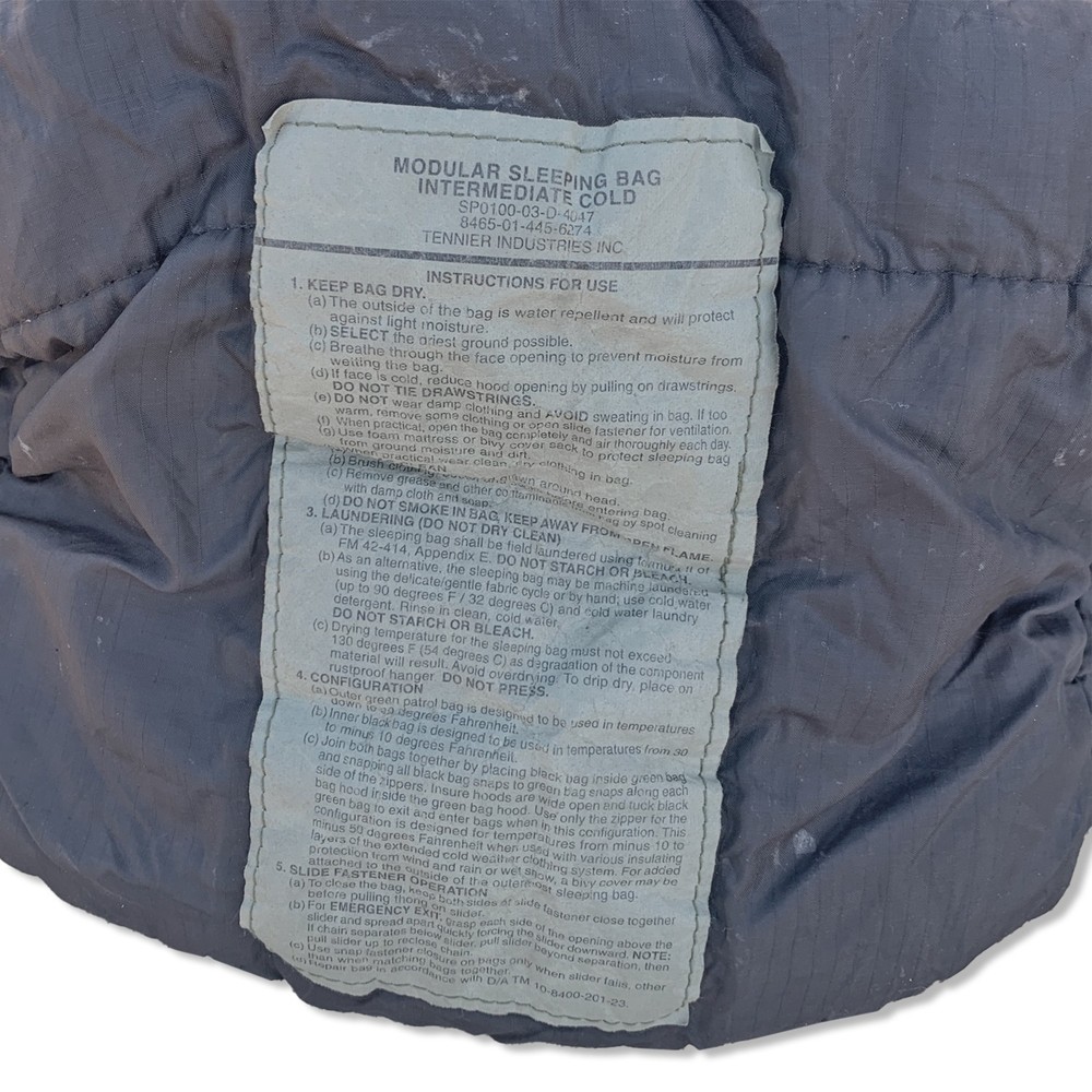 3-PIECE SLEEPING BAG SYSTEM (Bivy, Intermediate Bag, Compression Stuff Bag)