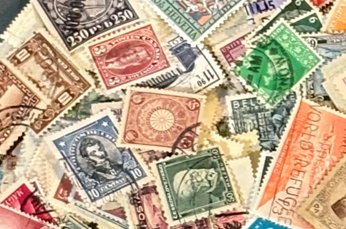 100+ WORLDWIDE Vintage Postage Stamps Off Paper - FREE SHIPPING!