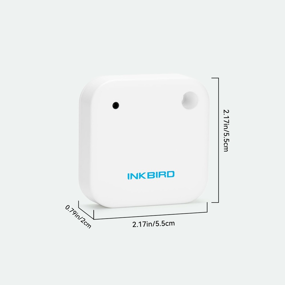Inkbird Smart Thermometer, Freezer Wireless Temperature Sensor, White