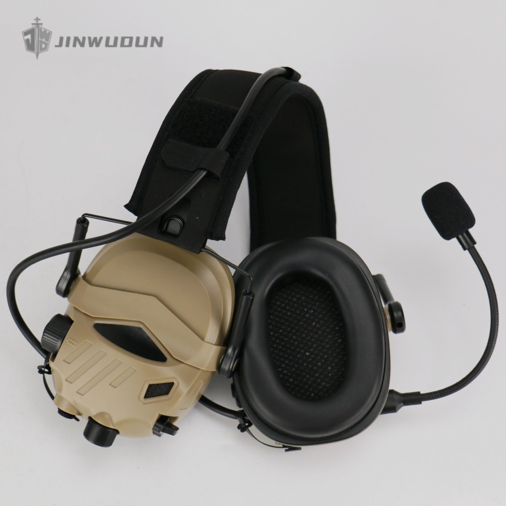 P30 tactical headset with noise cancellation and pickup function
