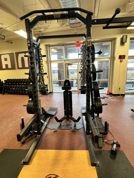 Power Lift | Half Rack w/ Multi-Adjustable Bench (multiple attachments included)