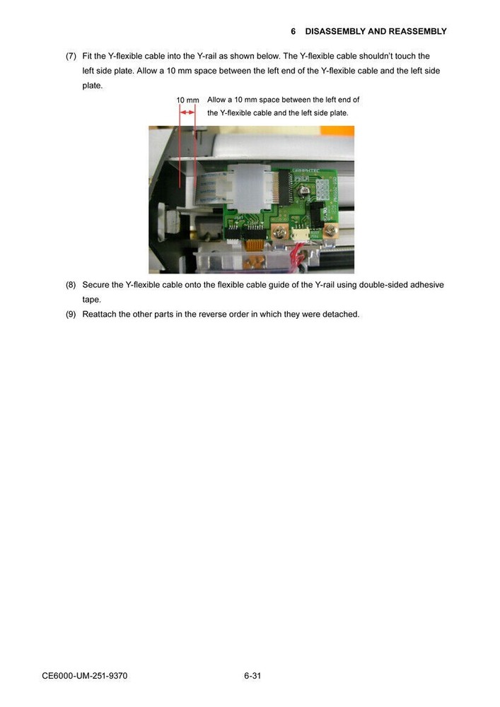 Graphtec CE6000 plotter - service manual