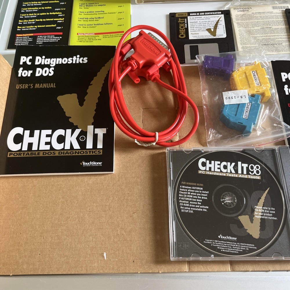 Check It 98 Professional PC Software for windows 95/98