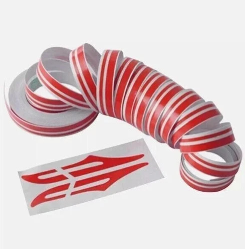 32Ft Car Pinstriping Tape, Vinyl Pin Striping Decals Car Trim Stripe Tape Red