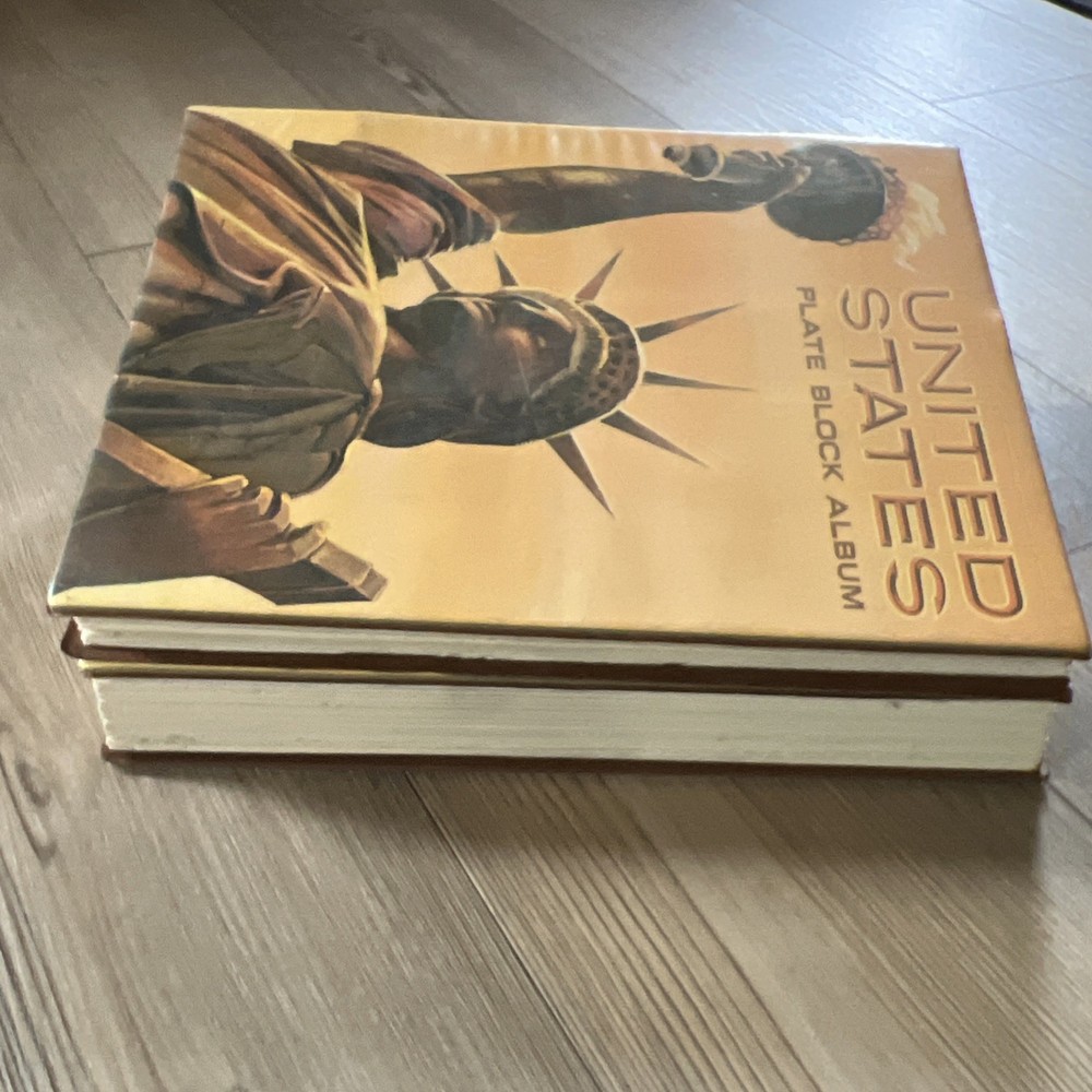 2x United States Plate Block Album Volume A & B ( No Stamps) H.E. Harris