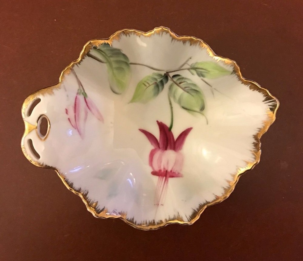 6" HB Hand Painted Ceramic Tray #3188