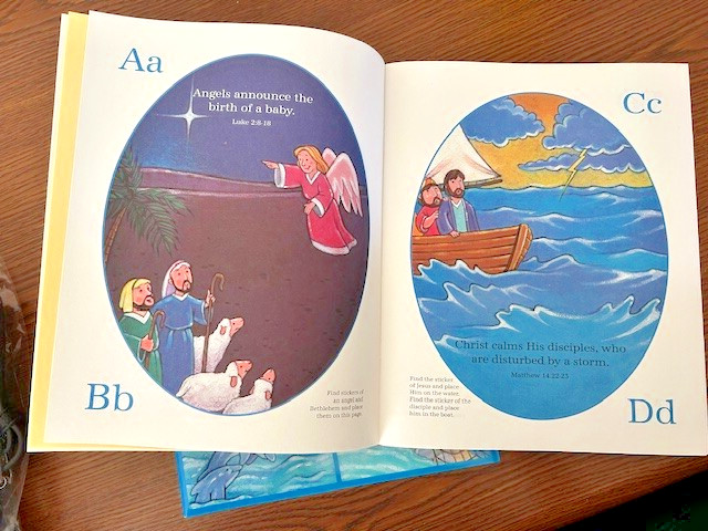 Bible A B C's/1 2 3's  An Early Learning Sticker Book