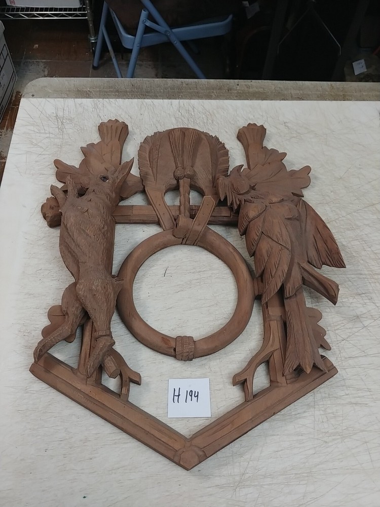 LARGE HUNTER CUCKOO CLOCK FRONT COVER