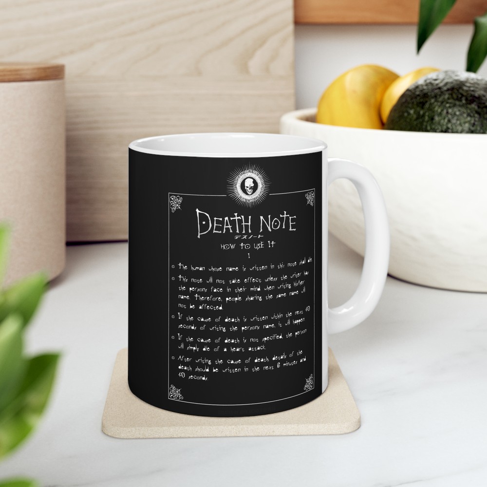 Death Note Mug, 11oz