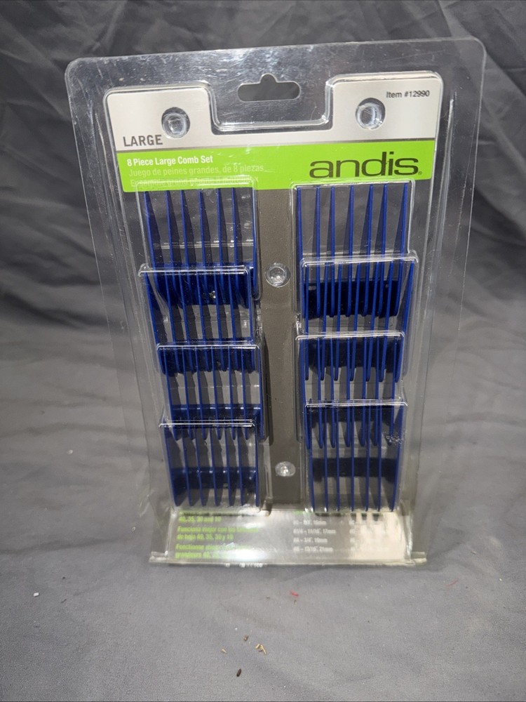 Andis Universal Dog Clipper Large Combs Set 8 Pack