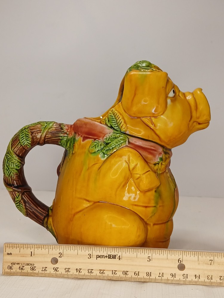 vintage pig pitcher mavoliea like