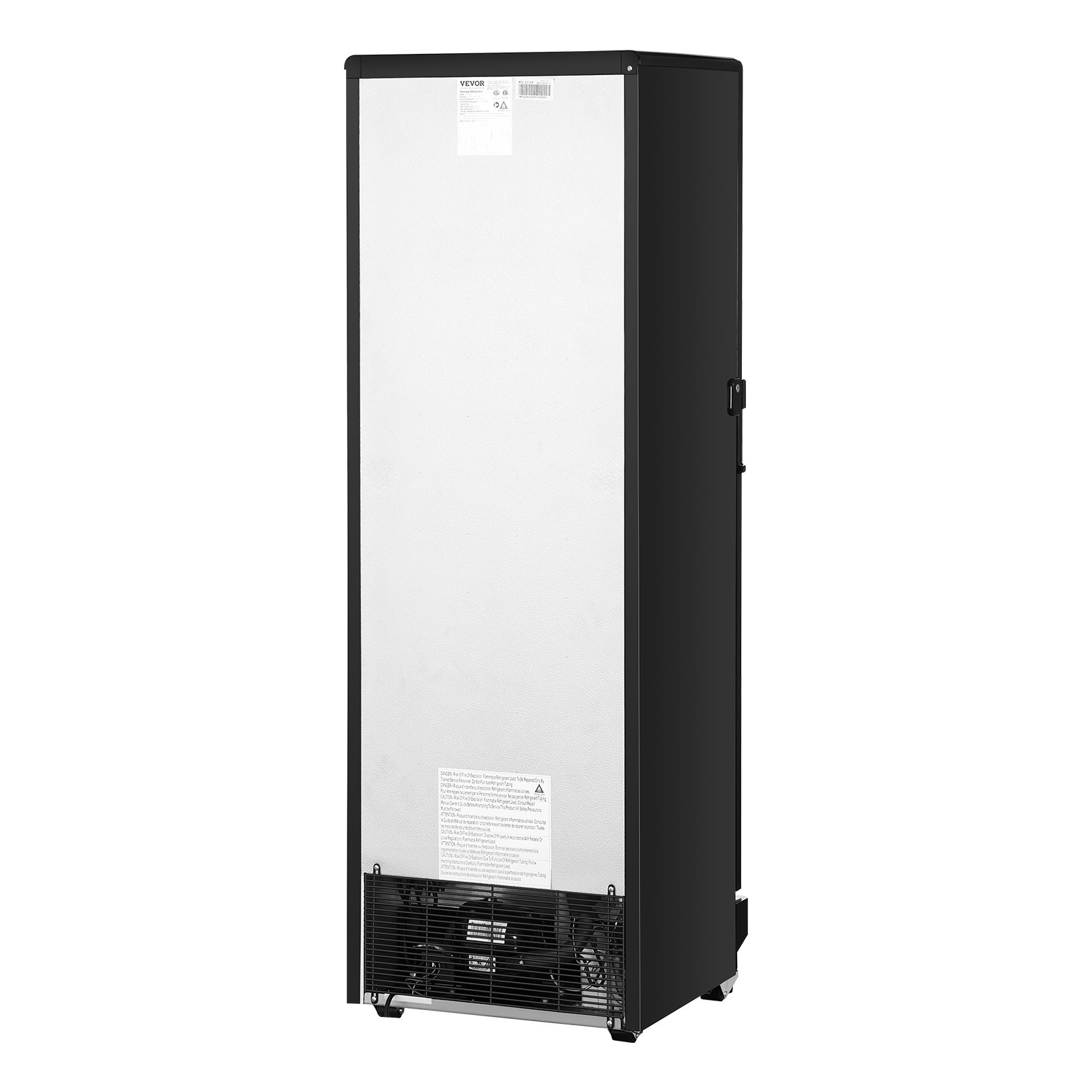 VEVOR Commercial Merchandiser Refrigerator 8.1 CU.FT Glass Door Beverage