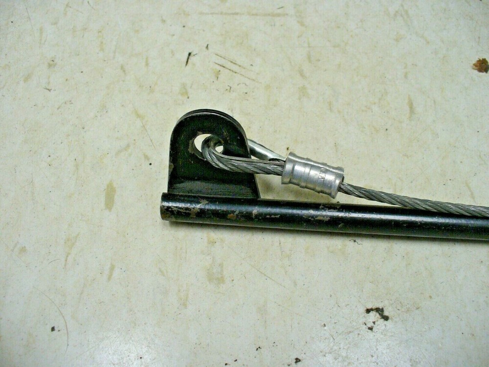 Window Net Mounting Bracket Kit Universal Black Chrome Button *USED*