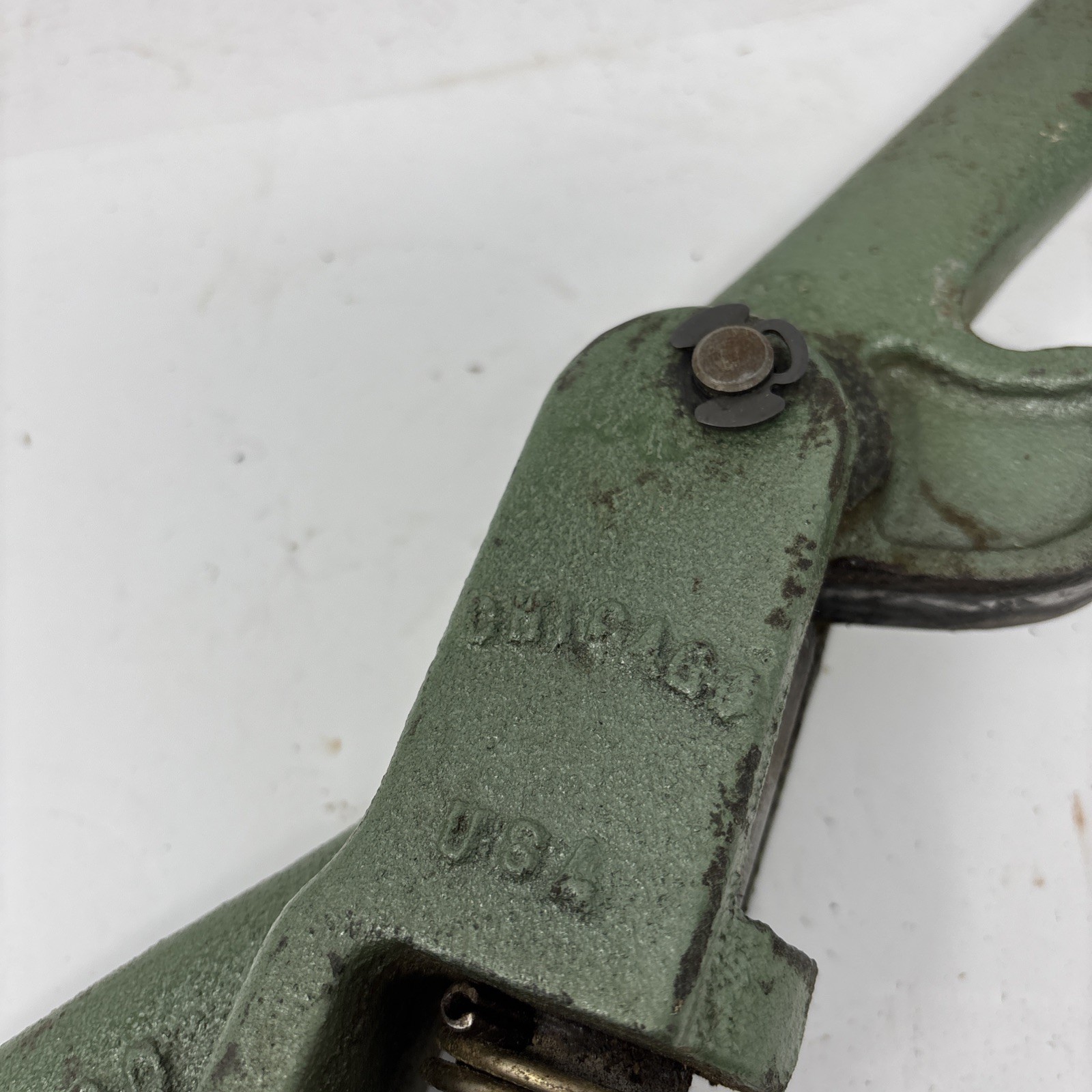 Vtg Handy Junior Button Press Machine Handy Button Co. Chicago USA Works