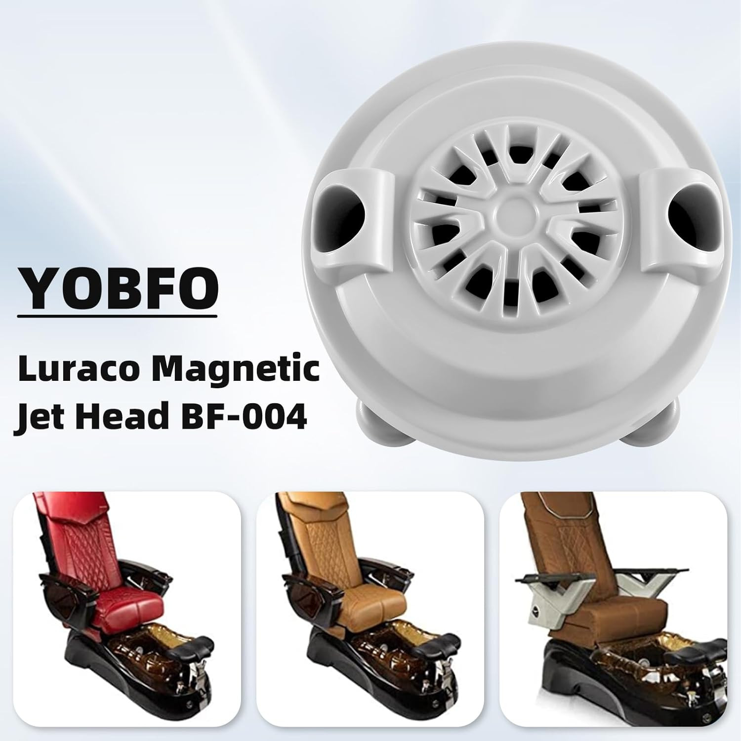 BF-004 Pipeless Magnetic Jet Head Motor,Universal Fit for LURACO Jet Motor Pedic