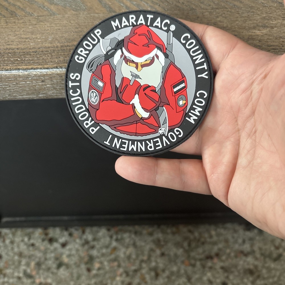 CountyComm/ Maratac Tactical Santa - Limited Edition - Hook And Loop Patch New
