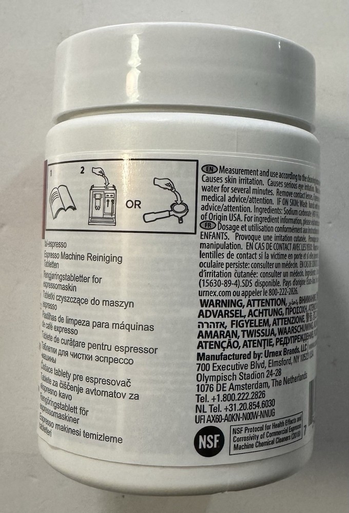Cafiza Espresso Machine Cleaning Tablets, 100 Count