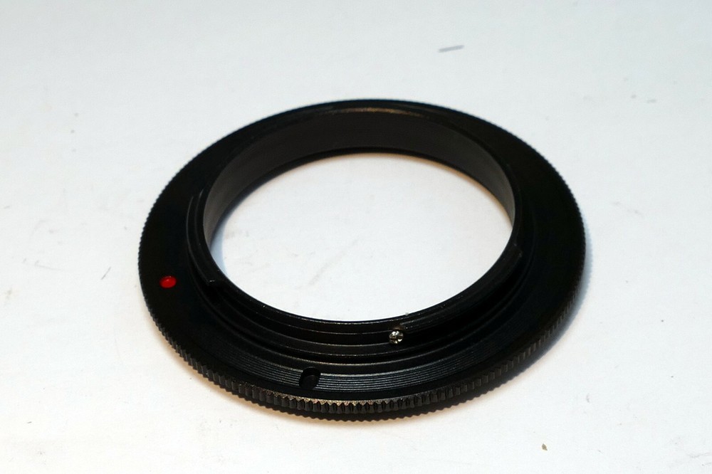 49mm Macro Reverse Adapter Ring for Canon EOS M M2 EF-M mount mirrorless cameras