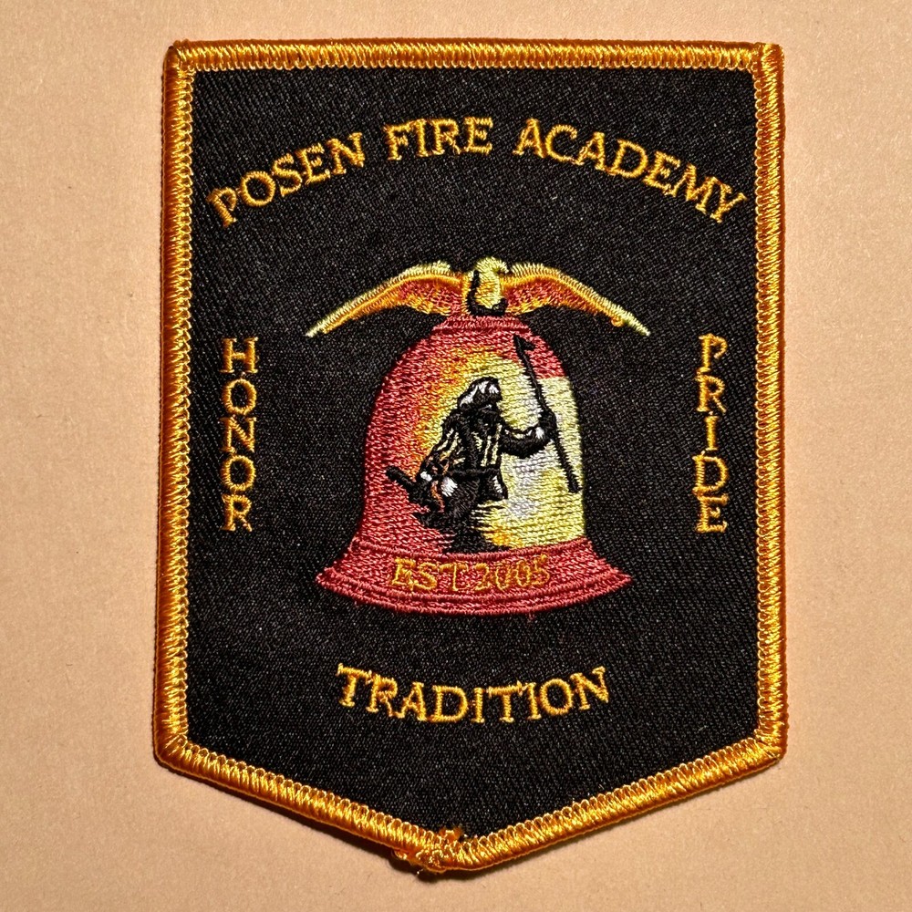 Posen Fire Academy  "Honor - Pride - Tradition"  fire patch