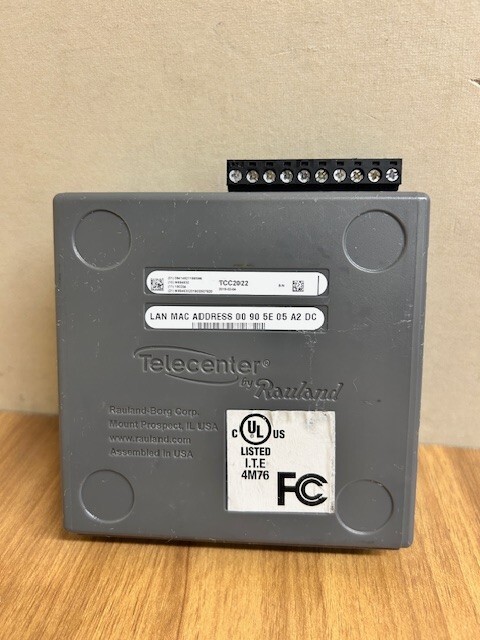 Rauland TCC2022 Zone Page Module