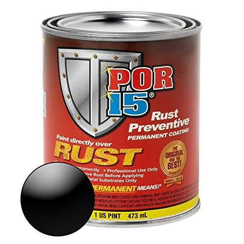 POR 15 16oz Gloss Black Rust Preventive Coating