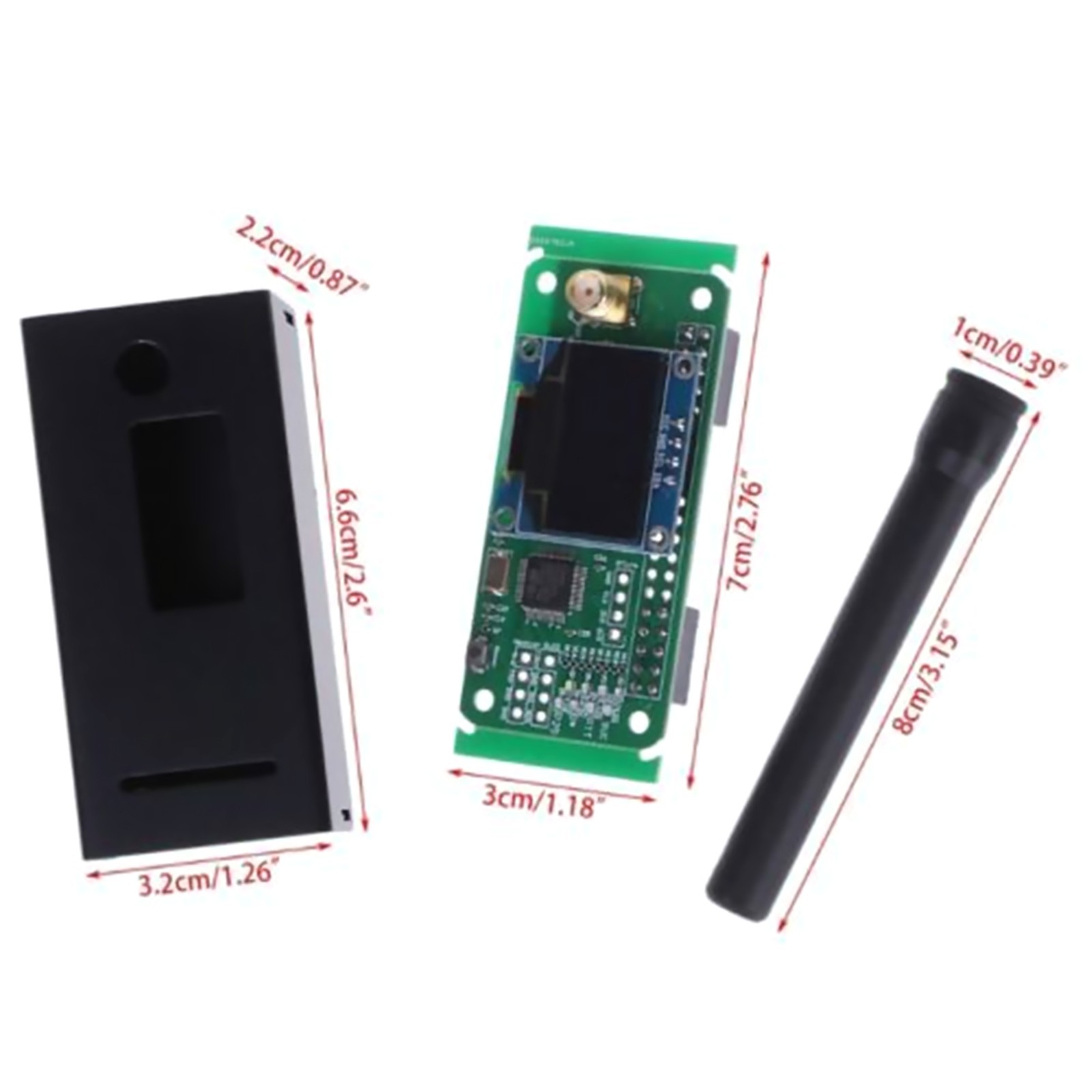 UHF VHF UV MMDVM Hotspot Kit Unfinish For DMR P25 YSF DSTAR Raspberry Pi Zero 3B