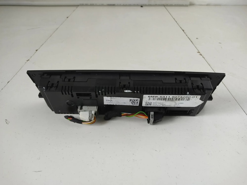 Original BMW control panel air conditioning 64119274280