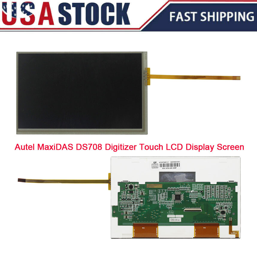 7'' Digitizer Touch LCD Display Screen Panel Replacement For Autel MaxiDAS DS708