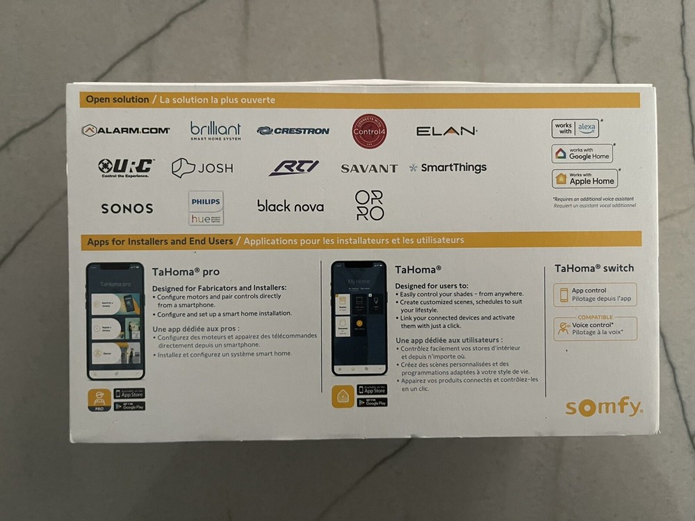 Somfy TaHoma Switch PRO RTS/ZIgbee Interface 1871038 with Ethernet Adapter