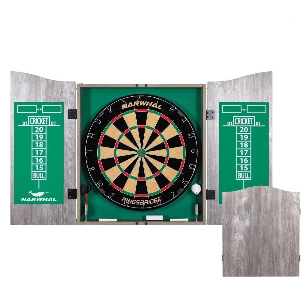 Narwhal Dartboard and Cabinet
