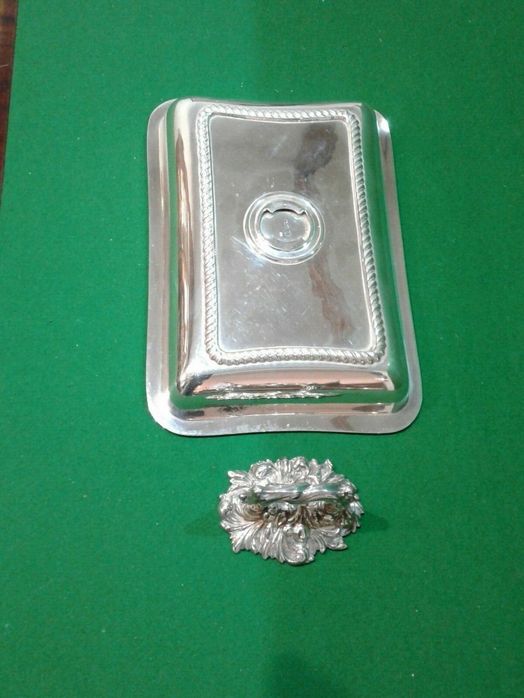 A Silver Plated Entree Dish.