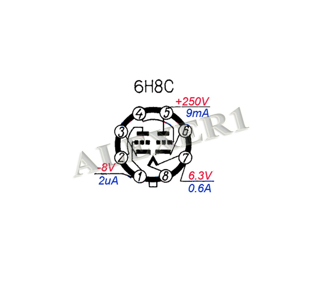 2 pcs 6N8S 1578 6SN7 ECC32 6CC10 Tubes Same Date Code 11-1982 USSR NOS