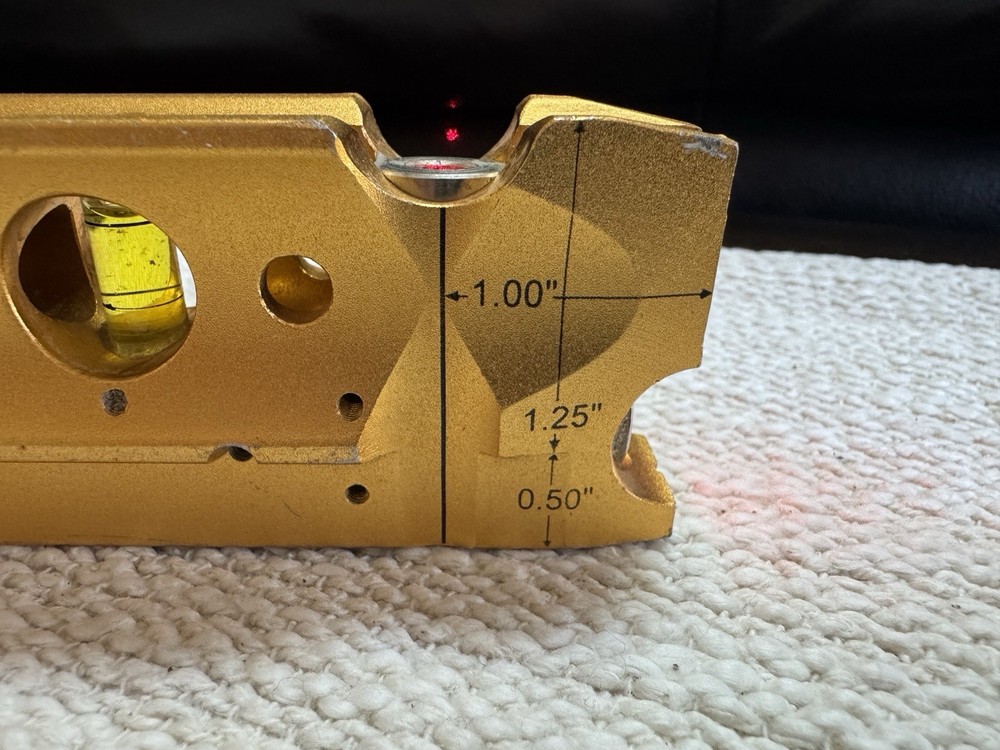 RoboToolz 3 Alignment Laser Torpedo Level Construction Woodworking Remodel Tool