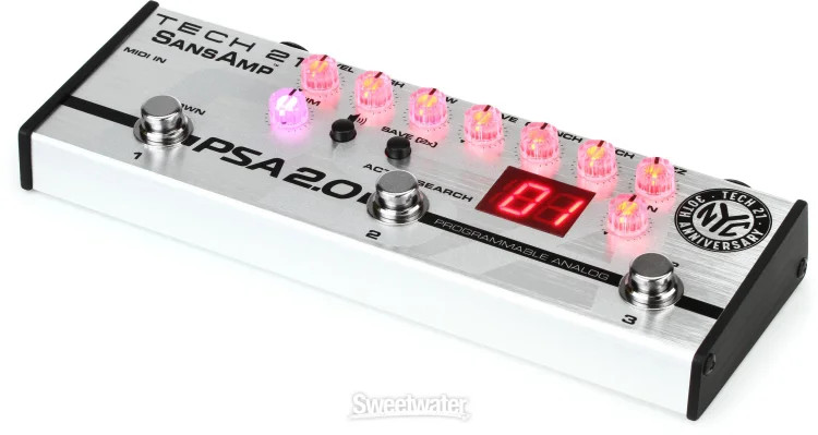 Tech 21 SansAmp PSA 2.0 Programmable Instrument Preamp Pedal