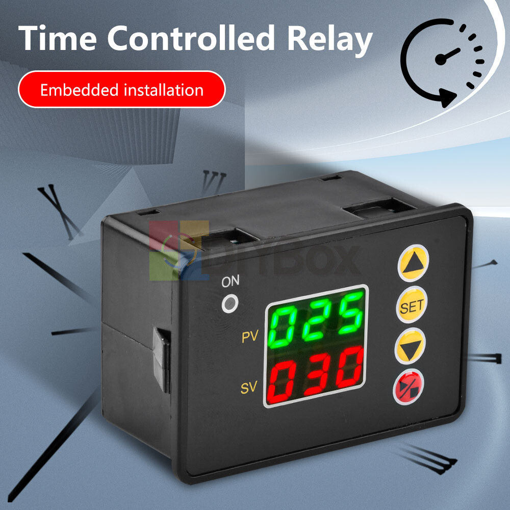 DC 12V 24V LED Digital Timing Smart Trigger Cycle Timer Delay Relay Module T2310