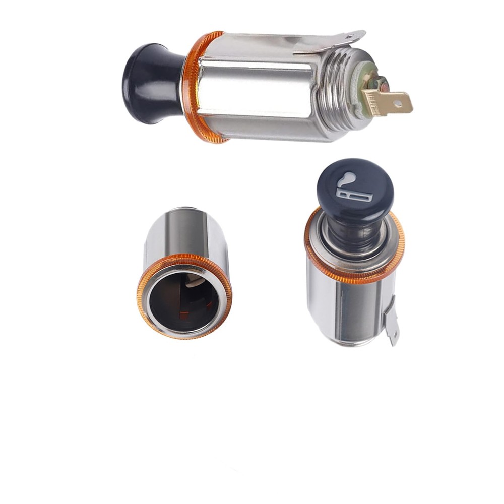 Olivia & Oliver DC 12V Car Cigarette Lighter Socket Assembly with Eject 1pcs