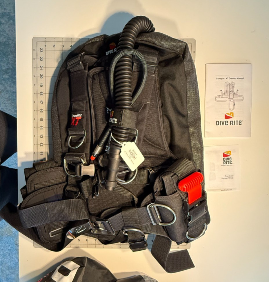 Dive Rite TransPac XT BCD - Size M - With Wing - Brand New
