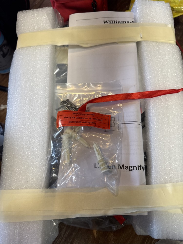 William Sonoma Linden Magnifying Wall Mirror