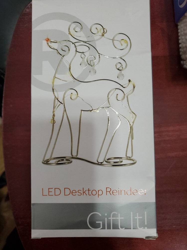 USB Powered LED Desktop Christmas Reindeer