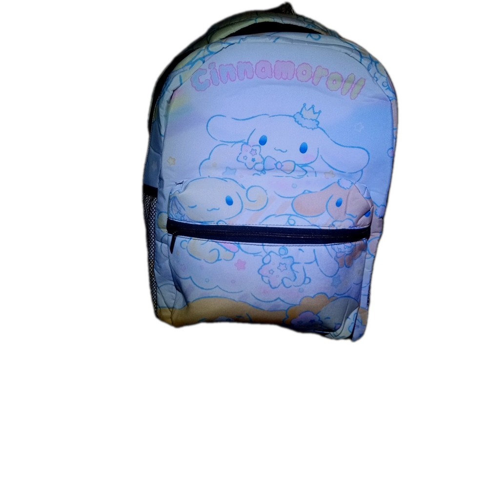 CINNAMAROLL BACKPACK 16"x11" Adjustable Strap Zippered Carry Handle