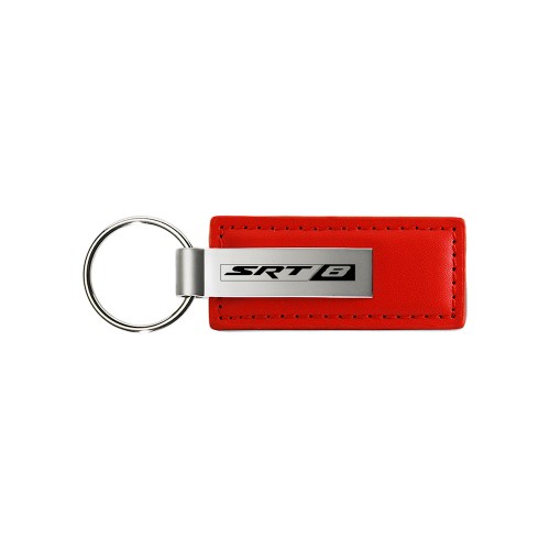 SRT8 Red Leather Key Chain