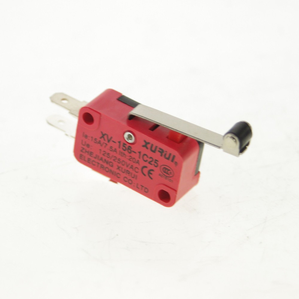 5 x Miniature Basic Micro Switch SPDT Roller Lever Type 16A XV-156-1C25 NO+NC