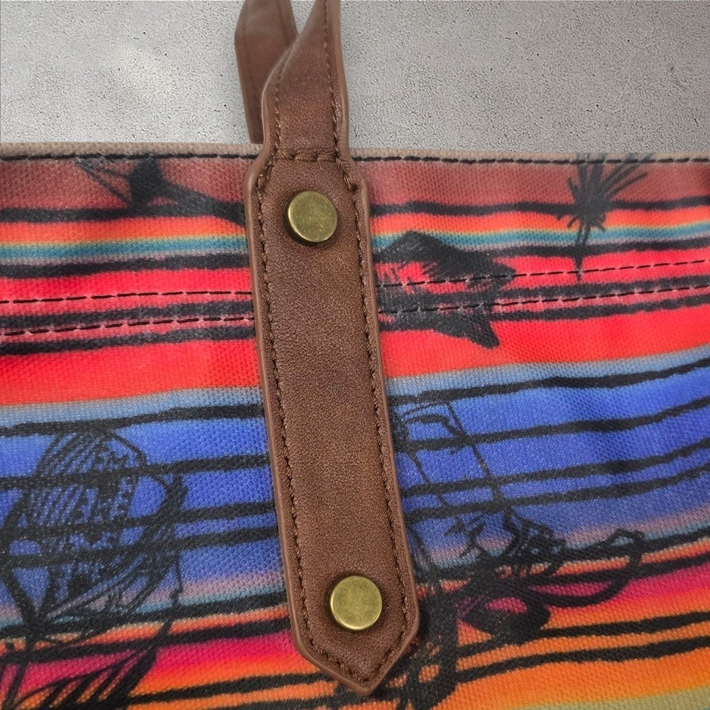 Catchfly Western Multi-color Tote Shoulder Bag