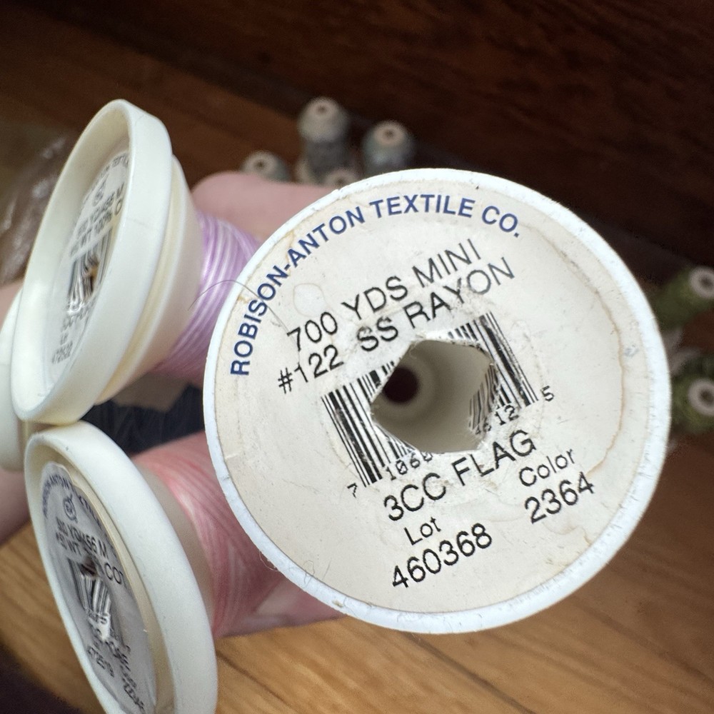 Robinson Anton Thread Lot 12 Spools Various Colors