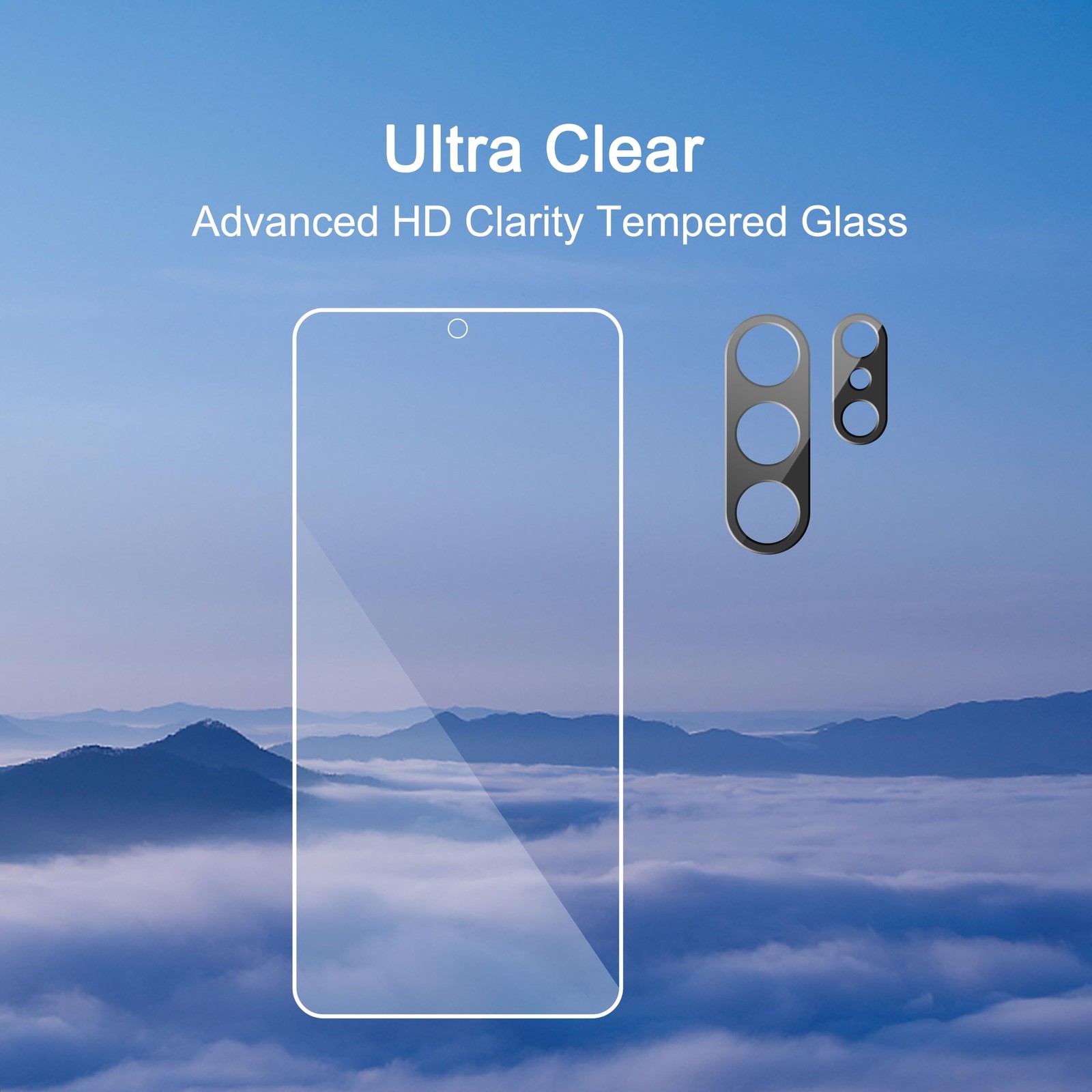 Ailun for Galaxy S26 Ultra Screen Protector 3+2 Pack Camera Lens Tempered Glass