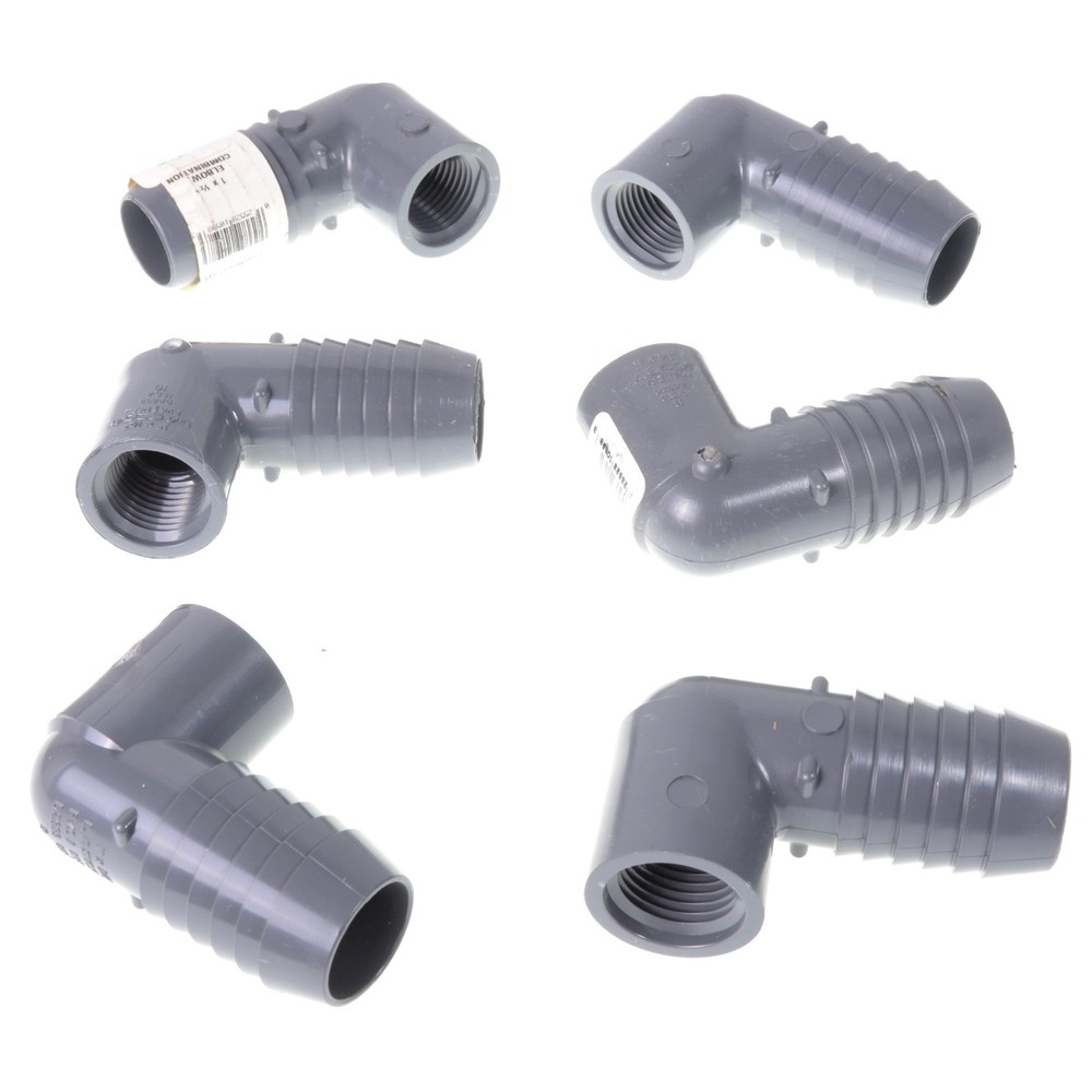 Lasco 1" x 1/2" Combination Elbow (6 Pack)
