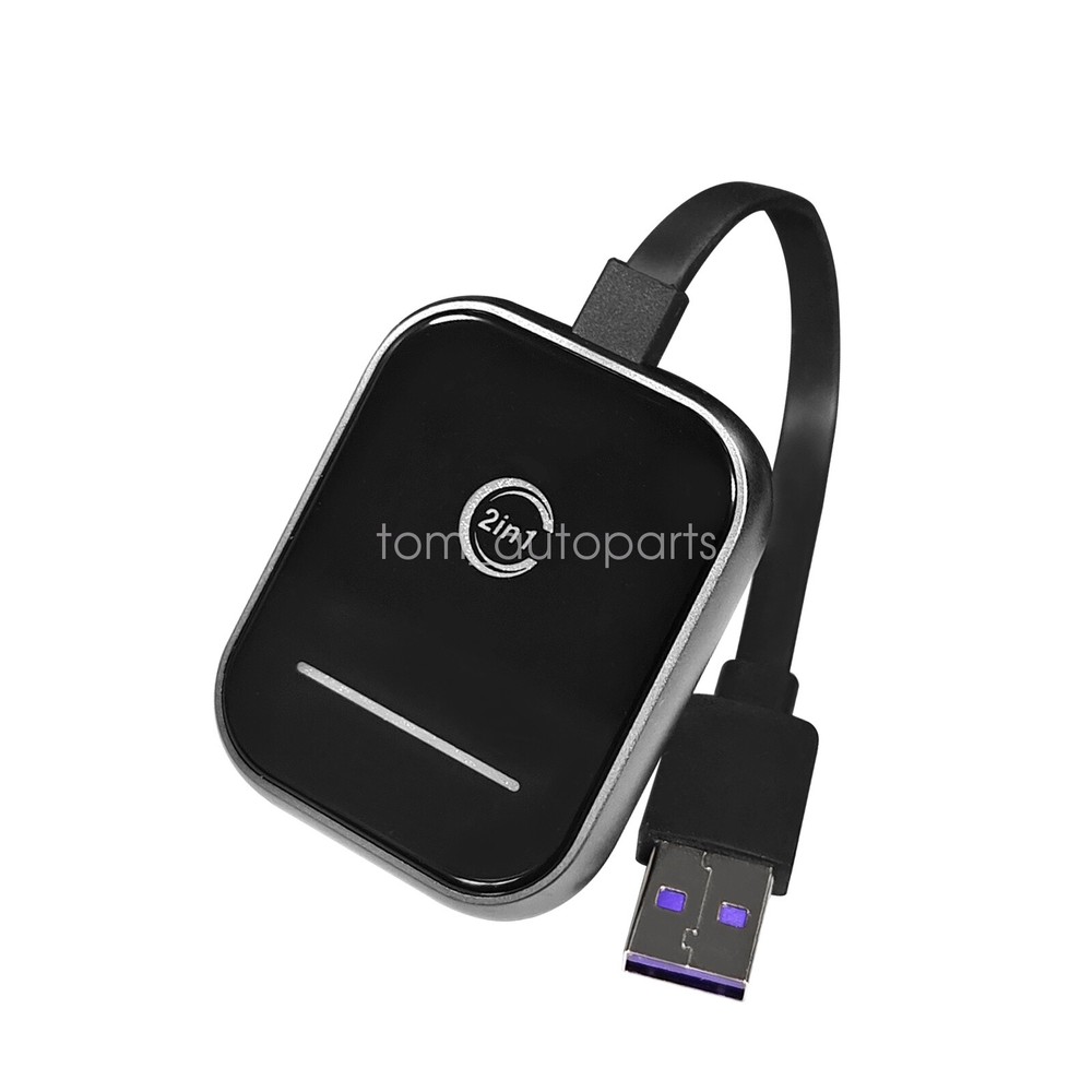 2 in 1 Wireless CarPlay & Android Auto Wireless CarPlay Adapter 2025 Upgraded