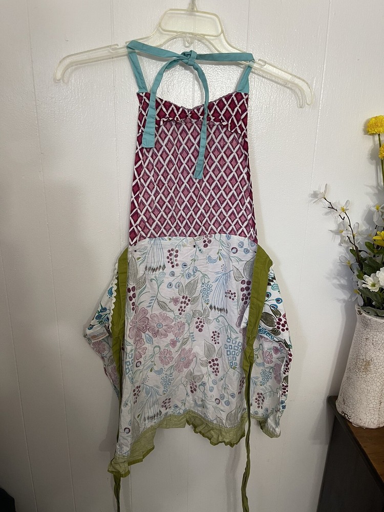 Mukitchen Cotton Floral Apron EUC