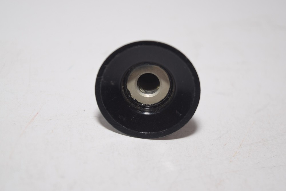 Vintage Dark Brown Plastic Radio Knobs 11/16" Diameter (h)