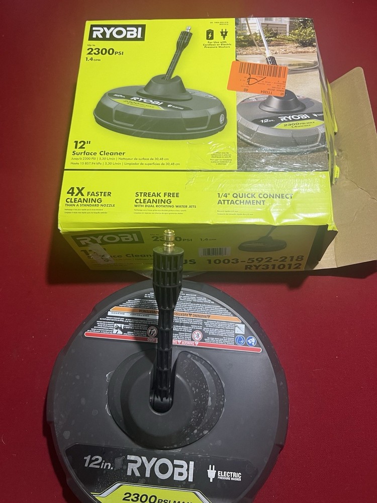 Ryobi Electric Pressure Surface Cleaner - 12"